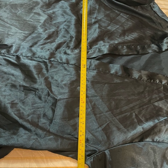 Set Of 2 Silk Satin Robe Wedding Kimono Dressing Gown Sleepwear Bathrobe Size M - Picture 8 of 12